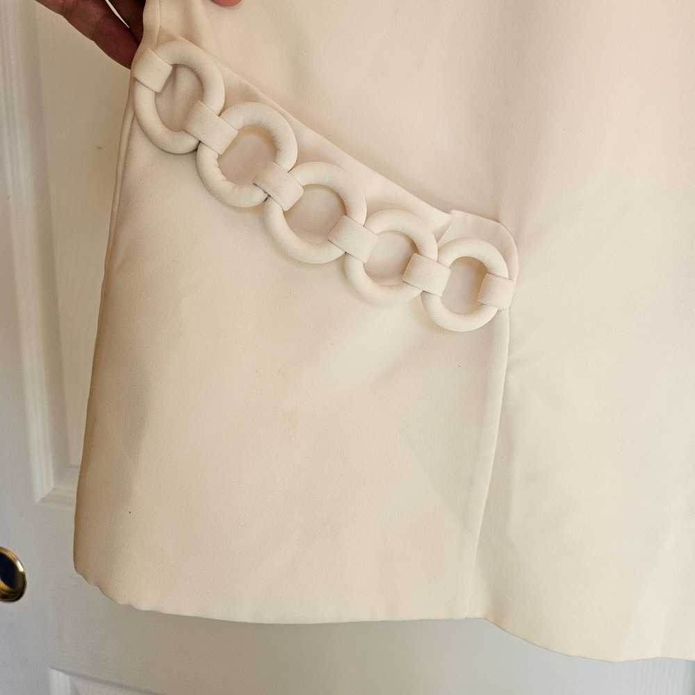 Alexis Cream Azize Split Sleeve Chain Mini Dress Size Small - Picture 7 of 16